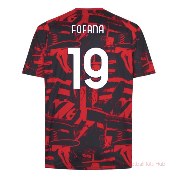 AC Milan Warm-Up Jersey 2026-2027 Fofana #19 Football Shirt