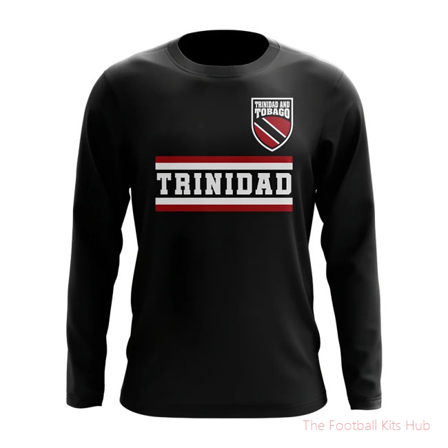 Trinidad and Tobago Core Football Country Long Sleeve T-Shirt (Black)