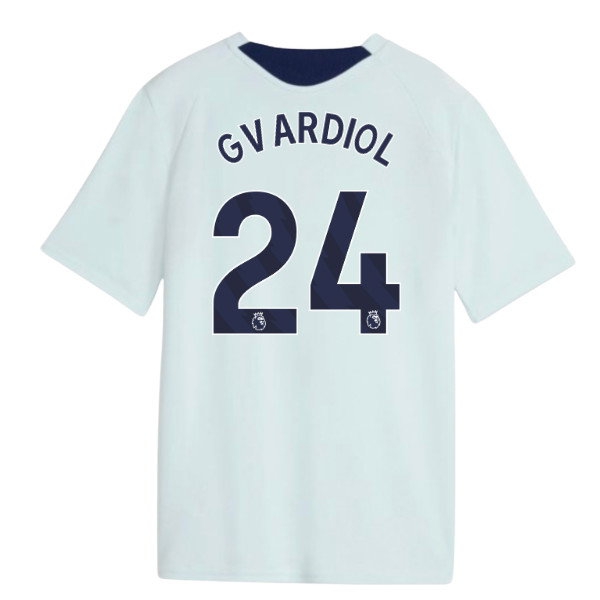 [HP] 2026-2027 Man City Training Jersey (Dewdrop) - Kids (Gvardiol 24)