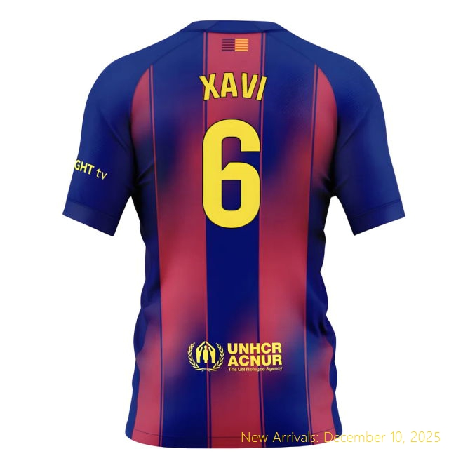 2025-2026 Barca Shirt - Home Edition - Authentic (Xavi 6) - Kids...