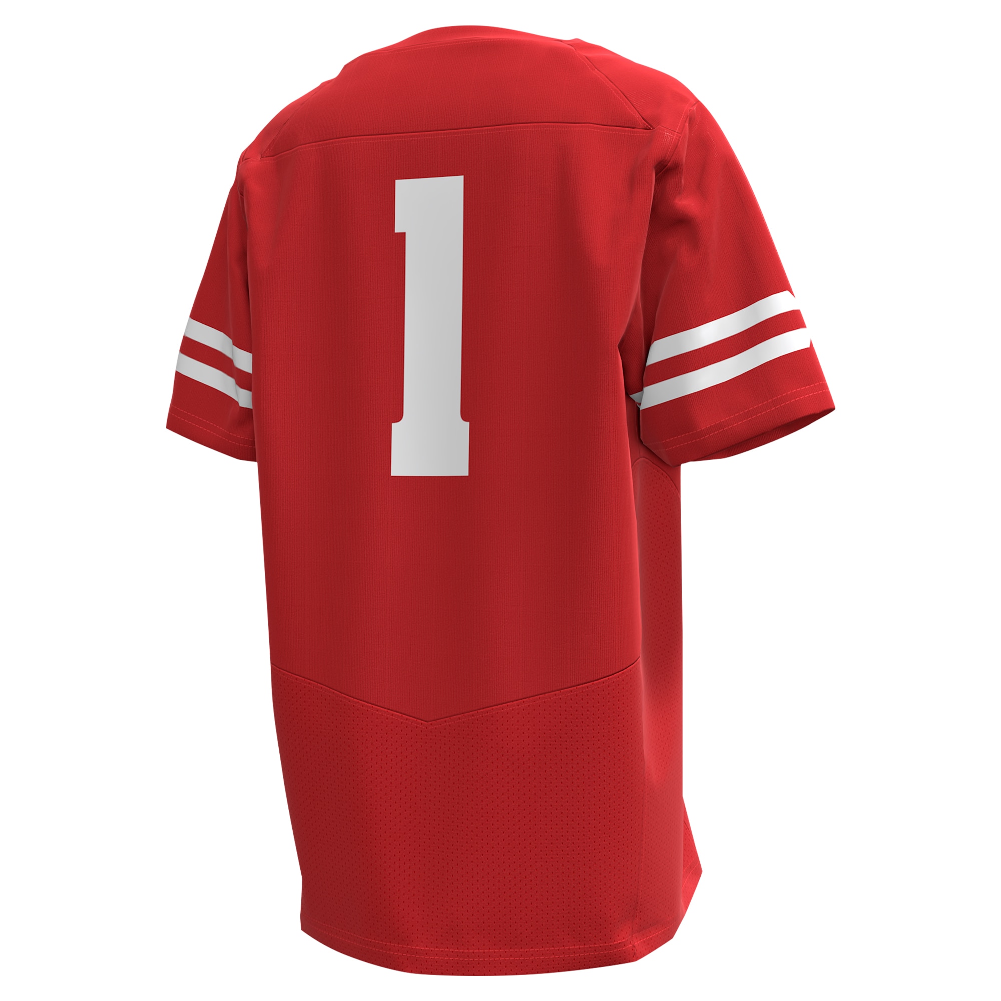 #1 Wisconsin Badgers Youth Replica Football Jersey - Red