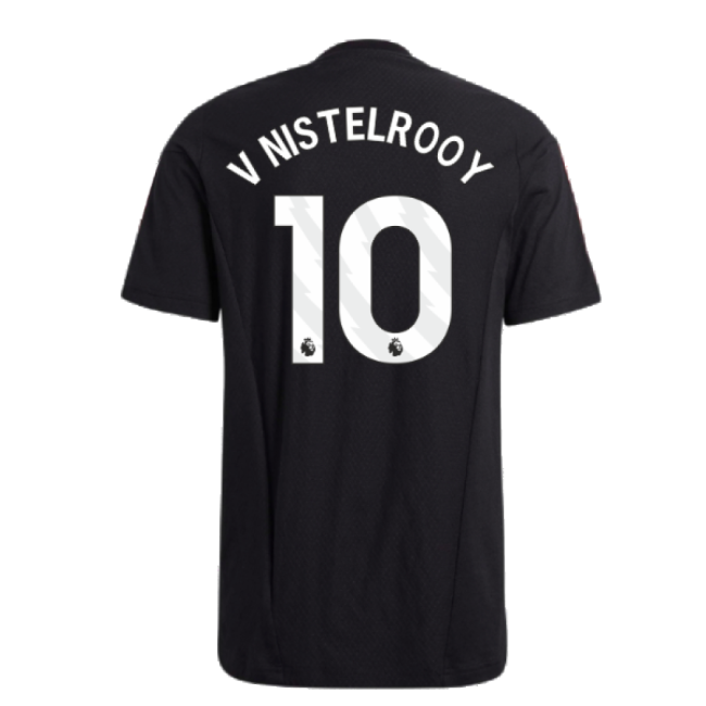 Authentic 2023-2024 Man Utd Training Tee (black) (v Nistelrooy 10)