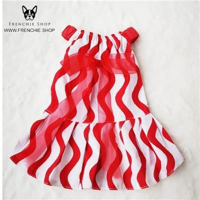 - Comfortable Skirt French Bulldog Summer Dress (w315) For Frenchie Pups