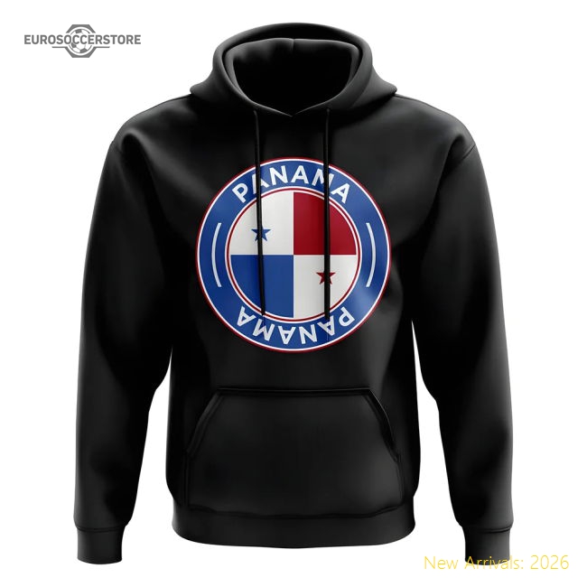 Panama Football Badge Hoodie (black) - Supporter Edition