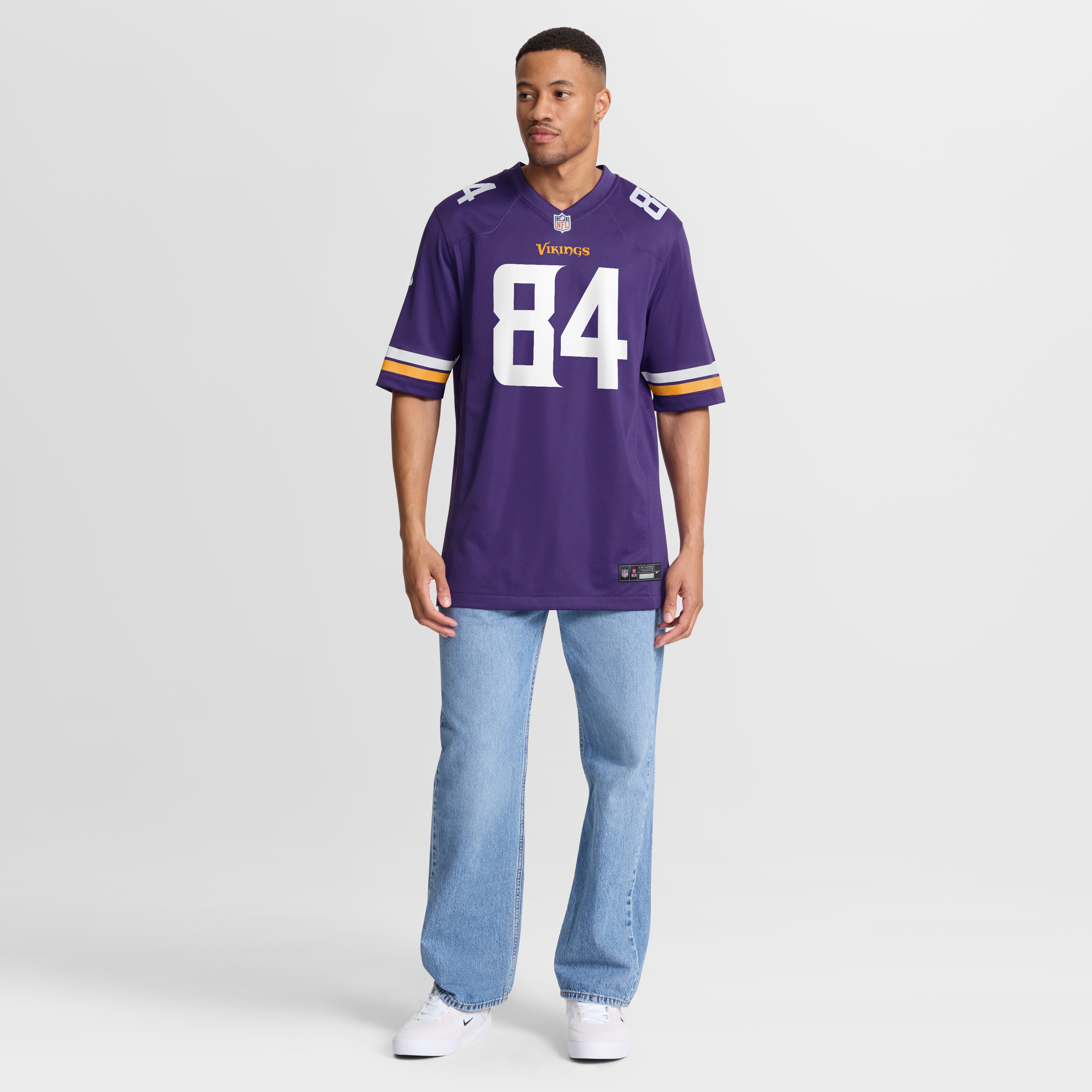 [LK] Randy Moss Minnesota Vikings Game Retired Player Jersey - Purple
