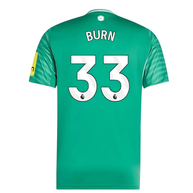 Newcastle Away Football Shirt 2025-20 Season Burn 33 L S