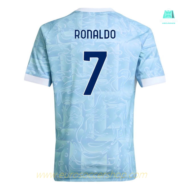 2025-2026 Juventus Away Shirt (Kids) (Ronaldo 7)