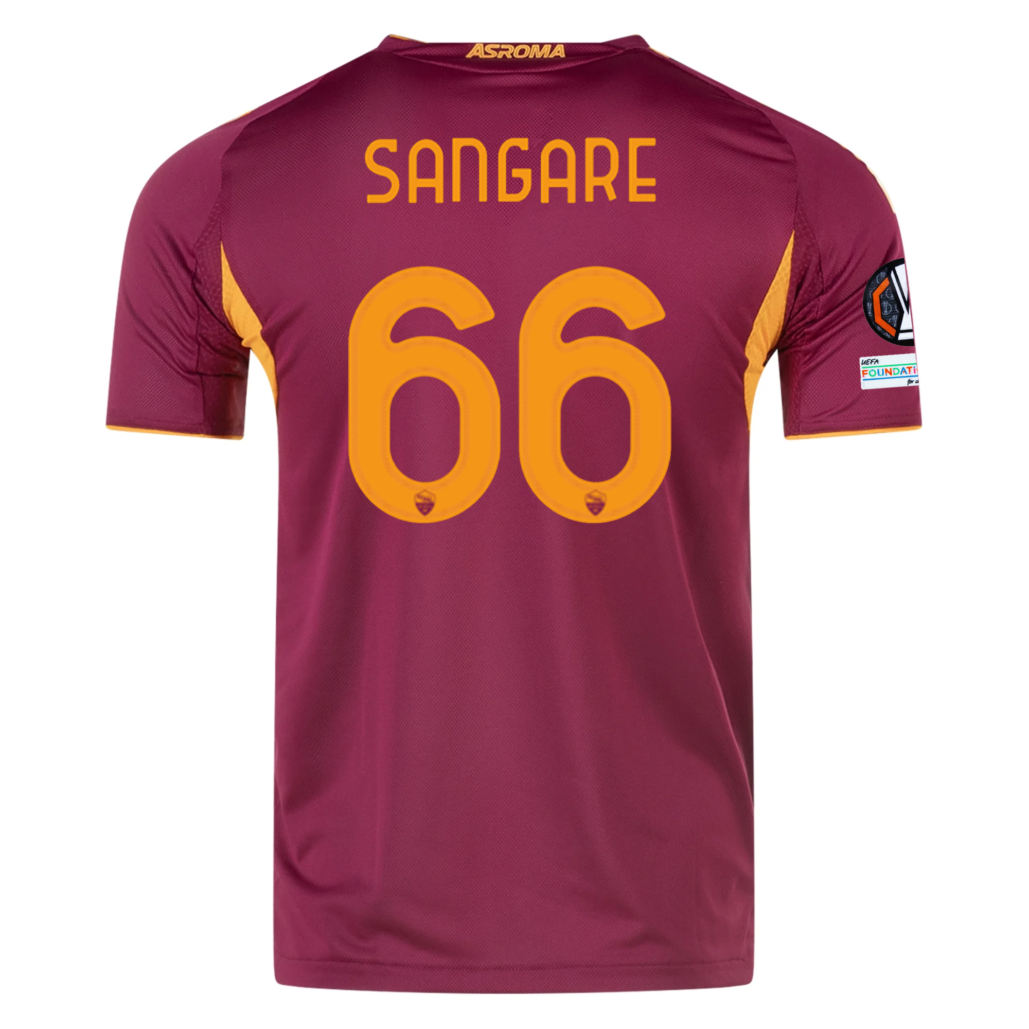 AS Roma Patches 2025-2026 UEL Home Jersey – Authentic Shirt