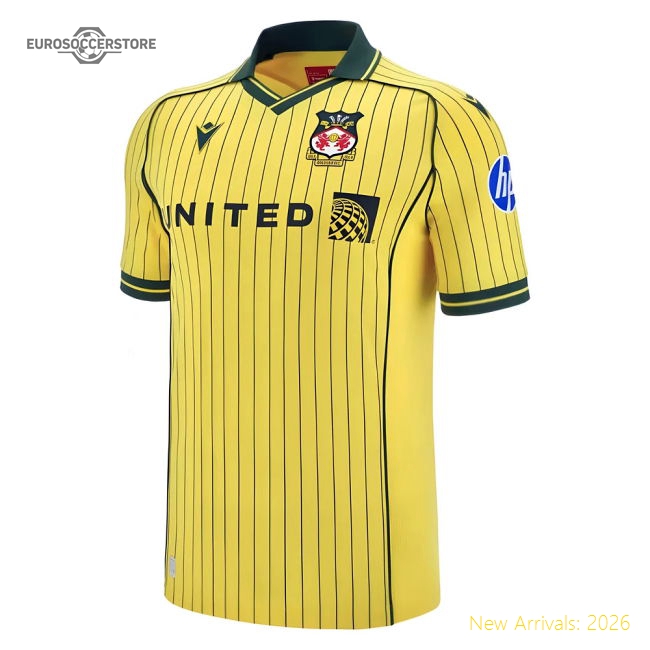 2025-2026 Wrexham Away Shirt (kids) (your Name) - Budget-friendly