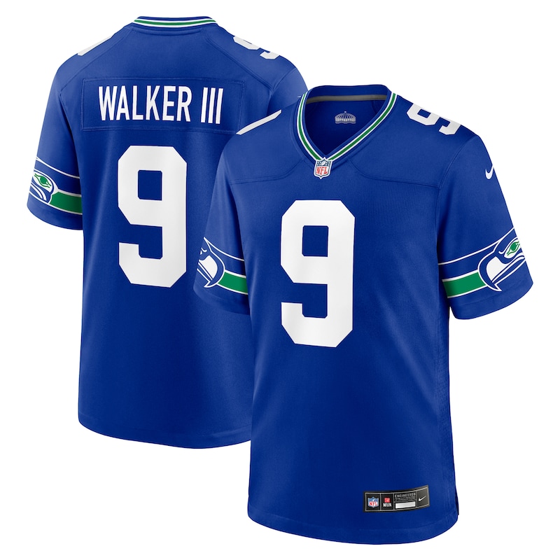 None Kenneth Walker III Seattle Seahawks Stylish Replica Jersey