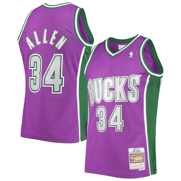 Championship Ray Allen MIL Swingman Jersey - Reasonable Price