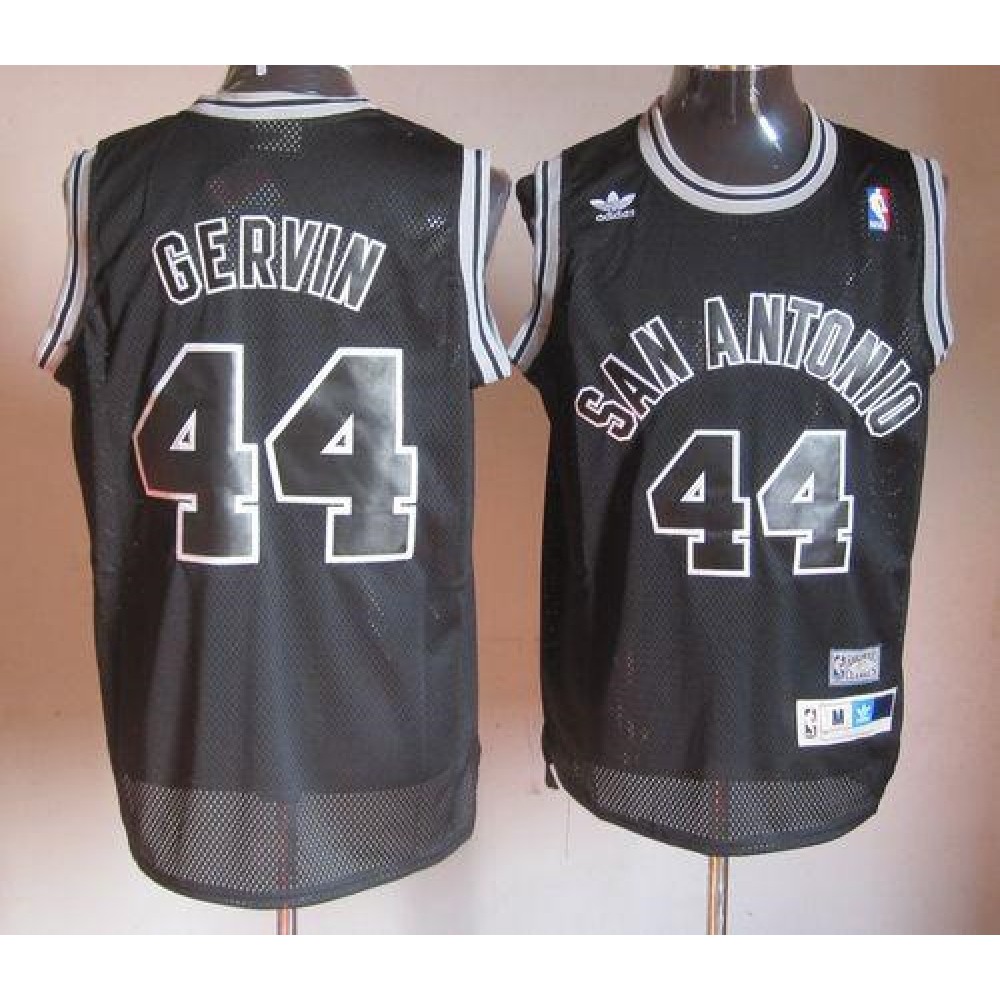 Collector's Item Elite Men's Spurs #44 George Black Basketball Jersey