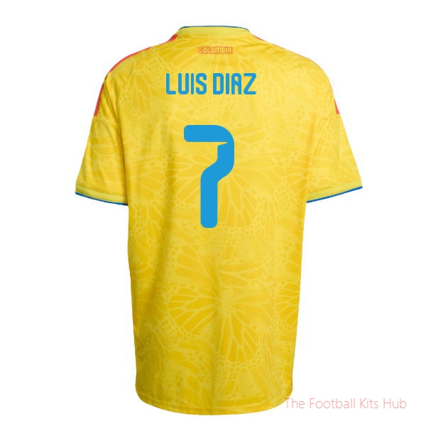 [LK] 2026/27 Colombia Home Shirt (Luis Diaz 7)