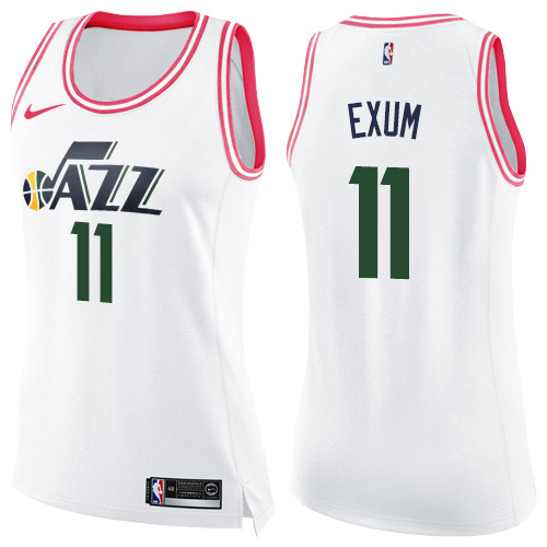 White UTA Utah Jazz #11 Nike Professional Jersey Basketball Jersey