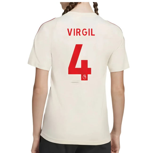 Virgil 4 Licensed Copy Liverpool Training Supporter Kit for Kids
