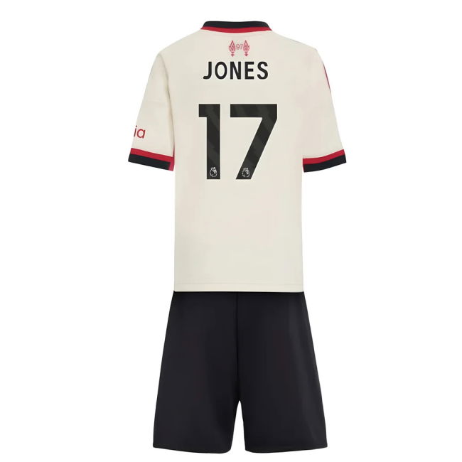2025-20 Liverpool Authentic Away Football Shirt Jones 17 L M S