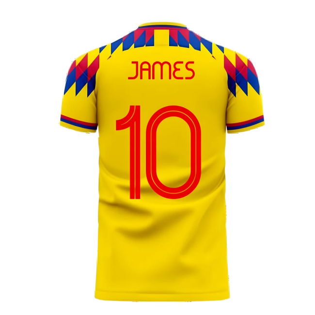 Colombia 2025-2026 Home Concept Football Kit (Libero) (JAMES 10)