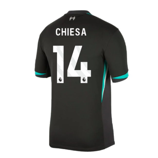 Match Quality Liverpool Liverpool Away Shirt Chiesa #14 Updated De...