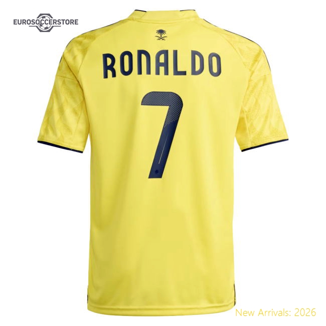 Al Nasr Children 2025 Home Jersey Shirt Football Fan Apparel