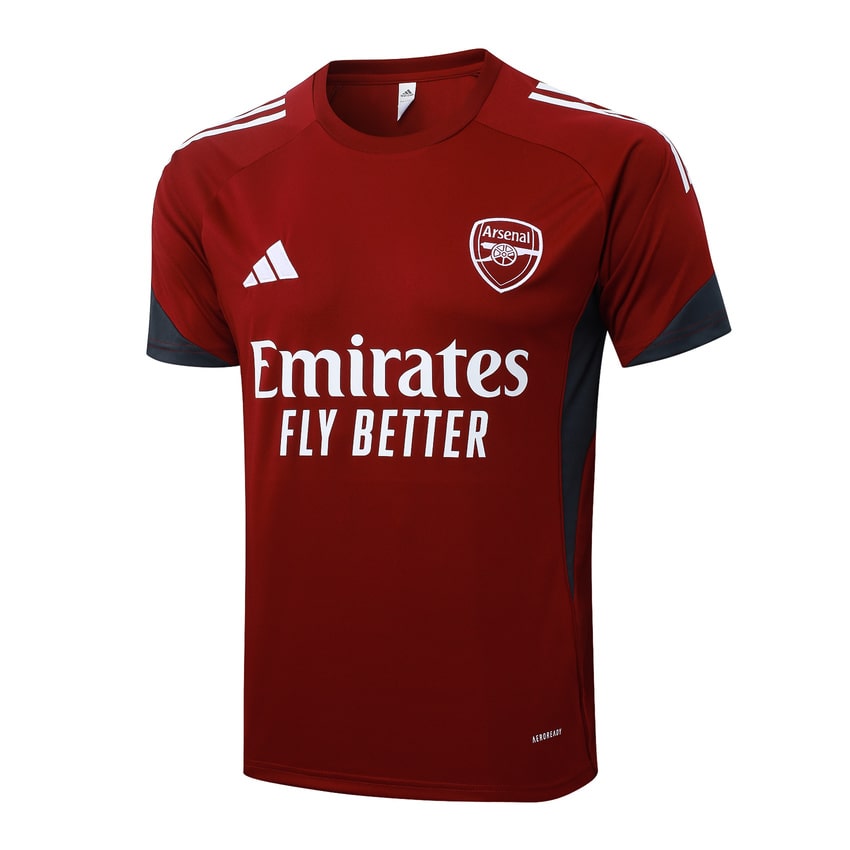 Arsenal 2025/2026 Red and Blue Jersey and Shorts Set