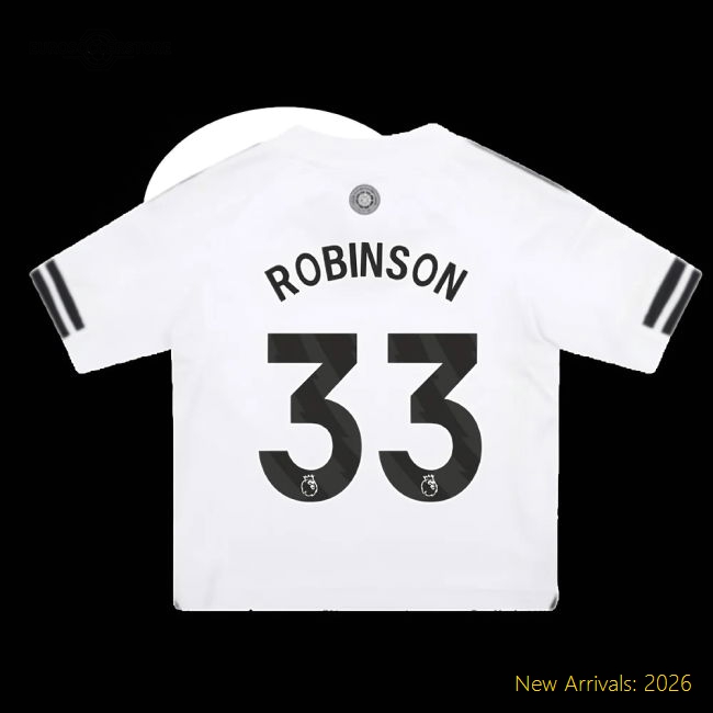 Fulham Children 2025 Home Jersey Shirt Football Fan Match Day Match Day Essential