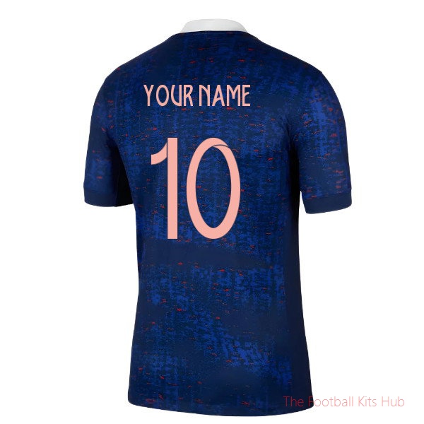 2025 France Womens Team Home Shirt (Unisex) (Your Name)