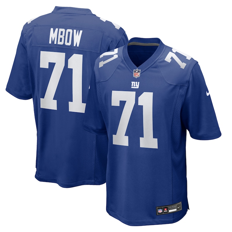 None Marcus Mbow New York Giants NFL Team Limited Edition Football App
