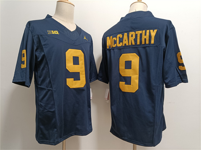 Men's UM Wolverines Game 2023 moisture wicking None #9 away jersey