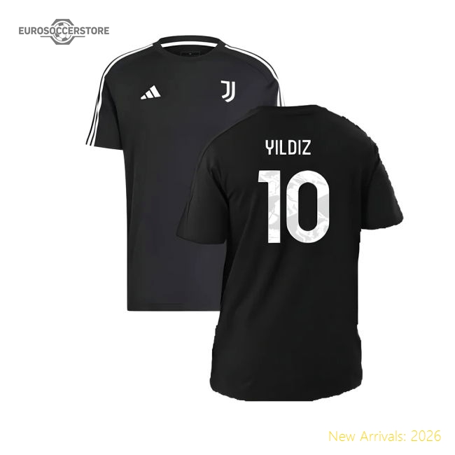 Authentic 2024-2025 Juventus Dna Tee (Black) (Yildiz 10)
