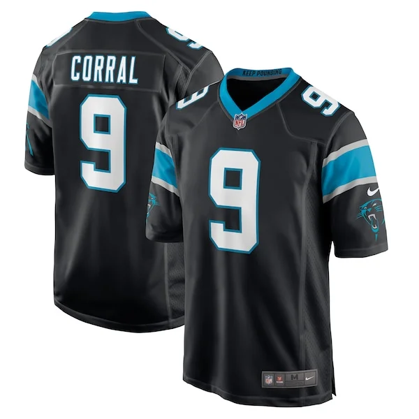 None Matt Corral Game Jersey - Black | NFL Player Jersey | NFL Footbal