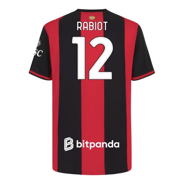 2026-2027 AC Milan Authentic Home Shirt (Rabiot 12)