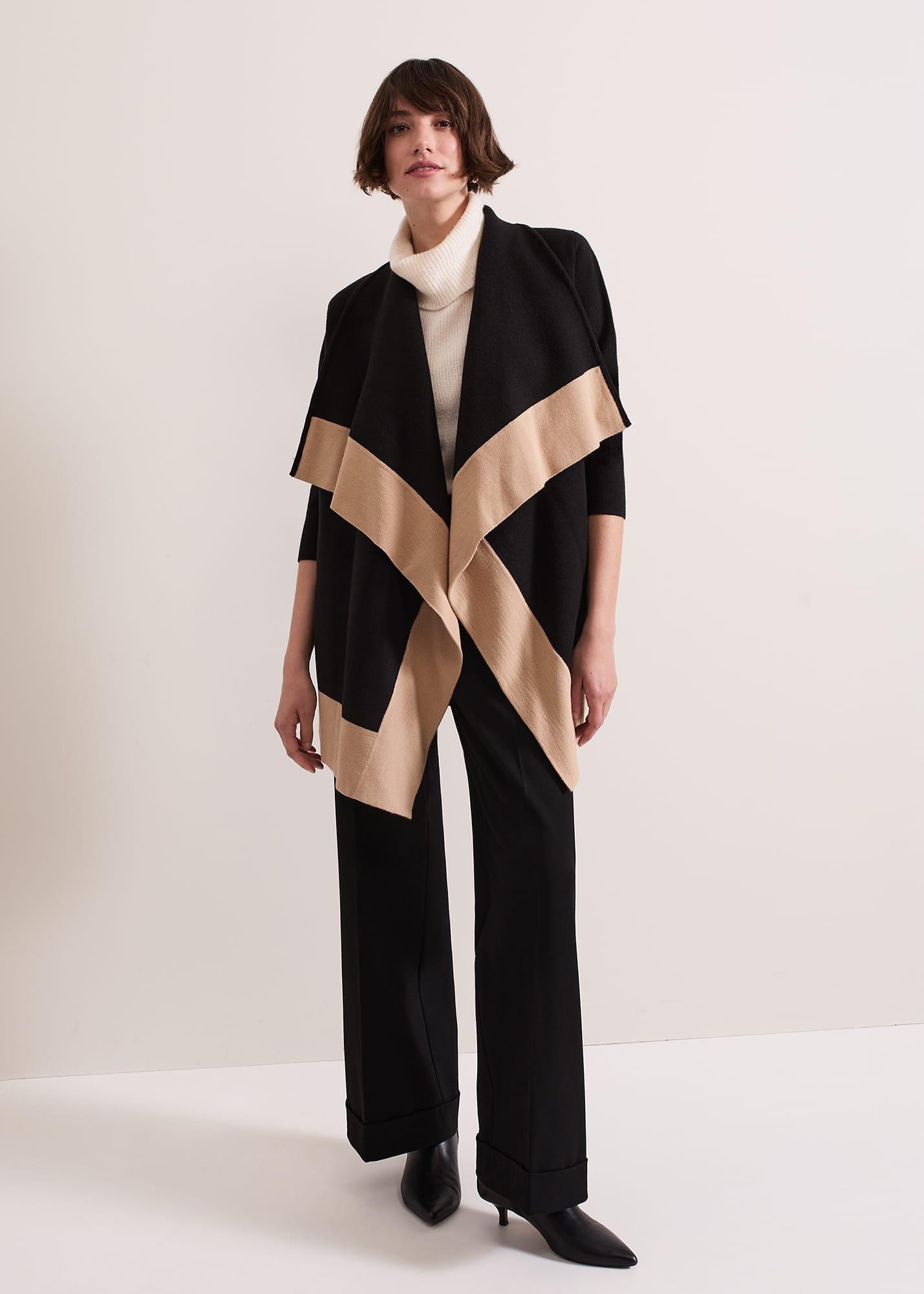 Rae Waterfall Colour Block Cardigan