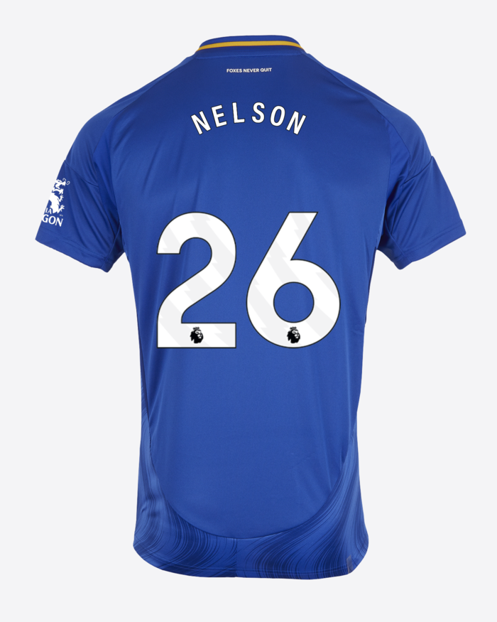 Leicester City 24-25 Home NELSON 26 Football Jersey