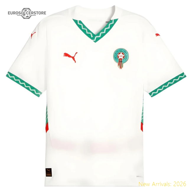 Morocco Away Kit 2024-2025 Supporter Wear Jersey Game Ready