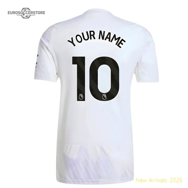 Authentic 2025-2026 Man Utd Away Shirt (your Name) - Premium Quality