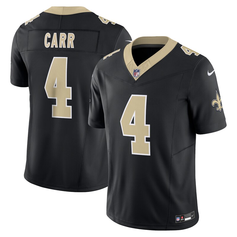 None Derek Carr NO Saints Bold Premium Jersey Football Apparel