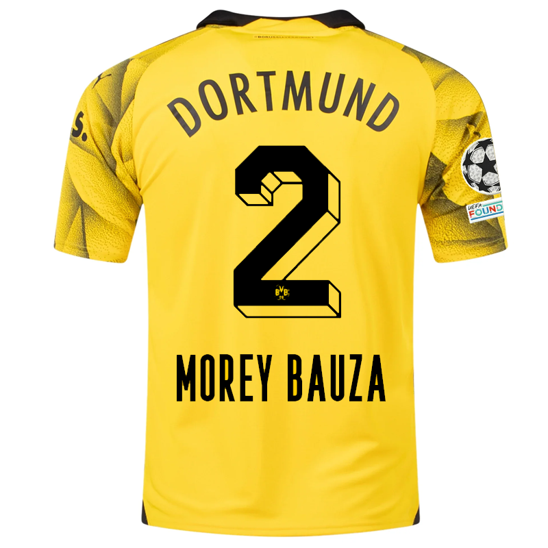 Borussia Dortmund Morey 2023-2024 UCL Third Jersey – Authentic Shirt