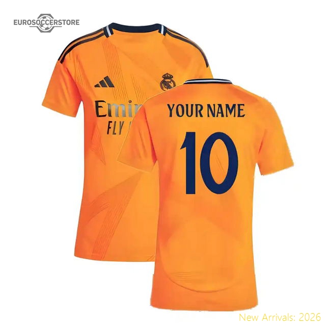 Professional-Grade 2024-2025 Real Madrid Away Shirt (Womens) (Your