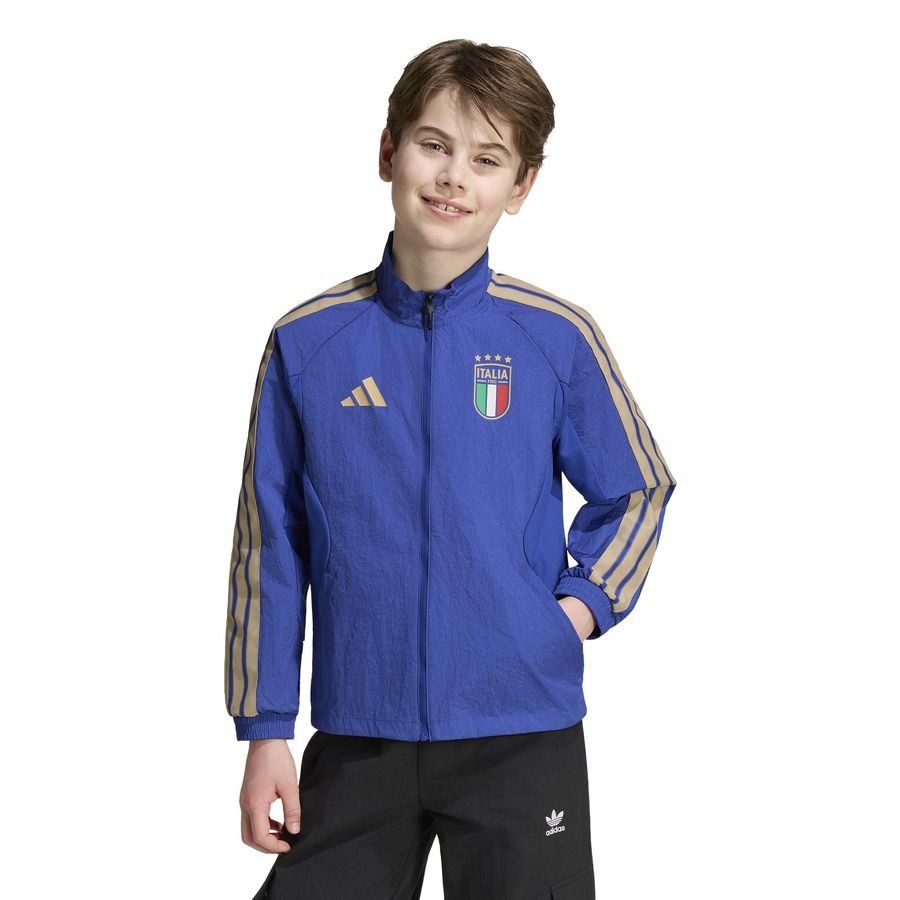 Italy Training Jacket Anthem - Blue Kids