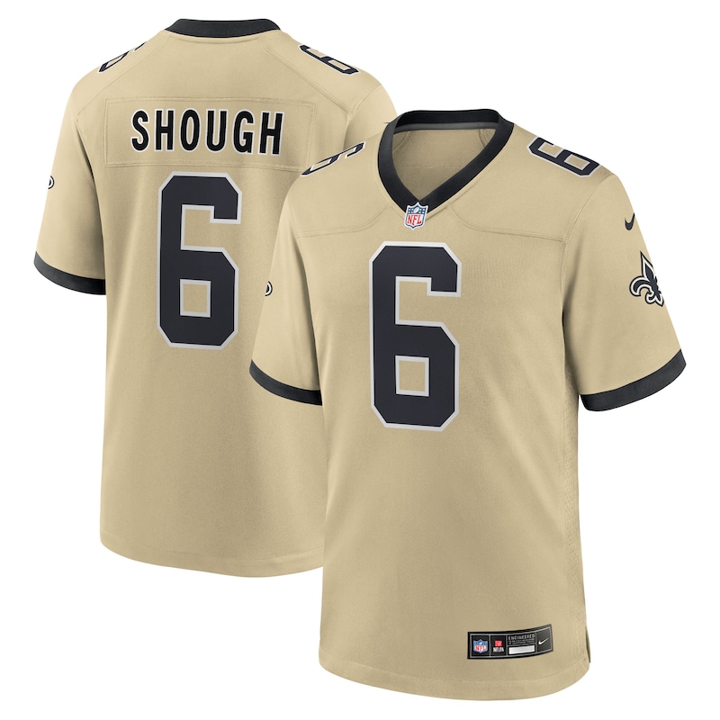 None Tyler Shough NO Saints Officially Licensed Authentic Jersey