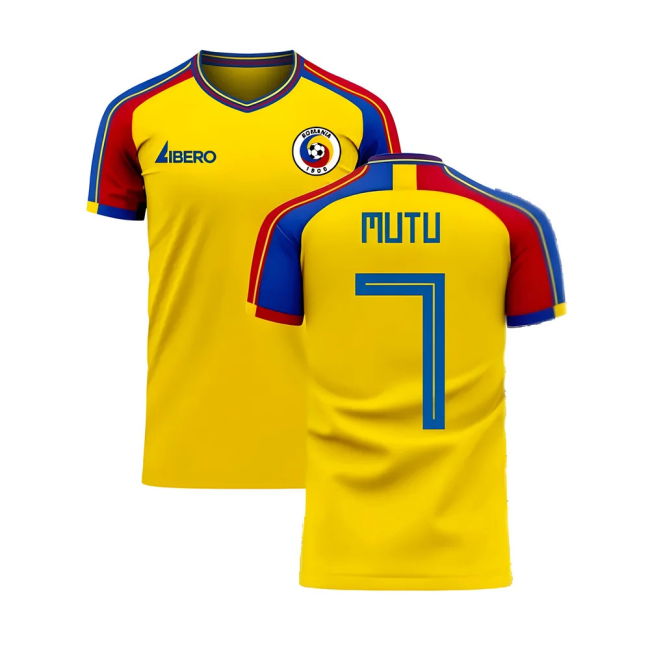 Original Replica Romania Home Supporter Shirt for Adults (MUTU 7)