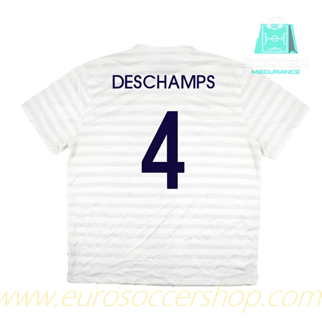 Les Bleus Match Quality Away Jersey (Deschamps 4)