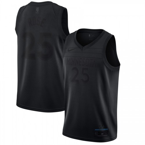 LAC Black Nike M. Timberwolves #25 NBA Jersey NBA Fan Apparel