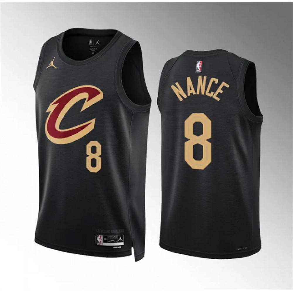 Pro Grade 8 Black Jersey - - Basketball Fan Gear