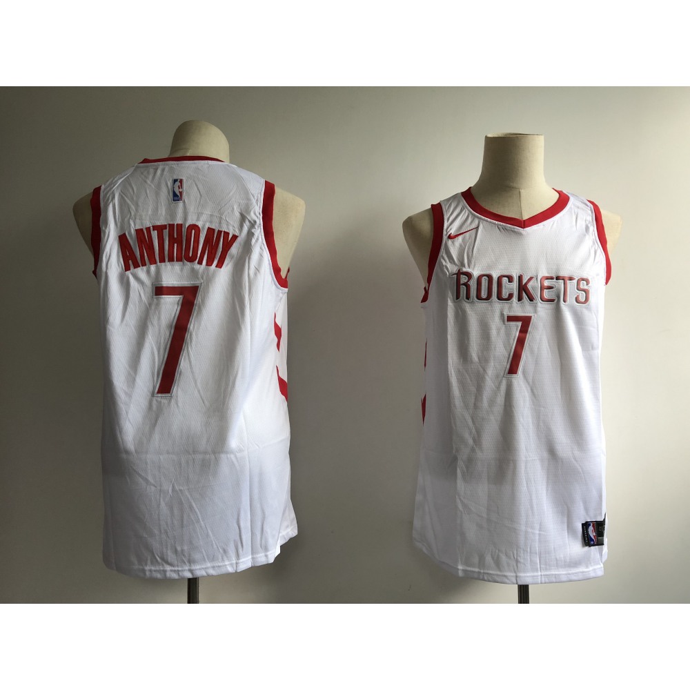 Classic 7 Houston Rockets White Jersey - - Basketball Fan Gear