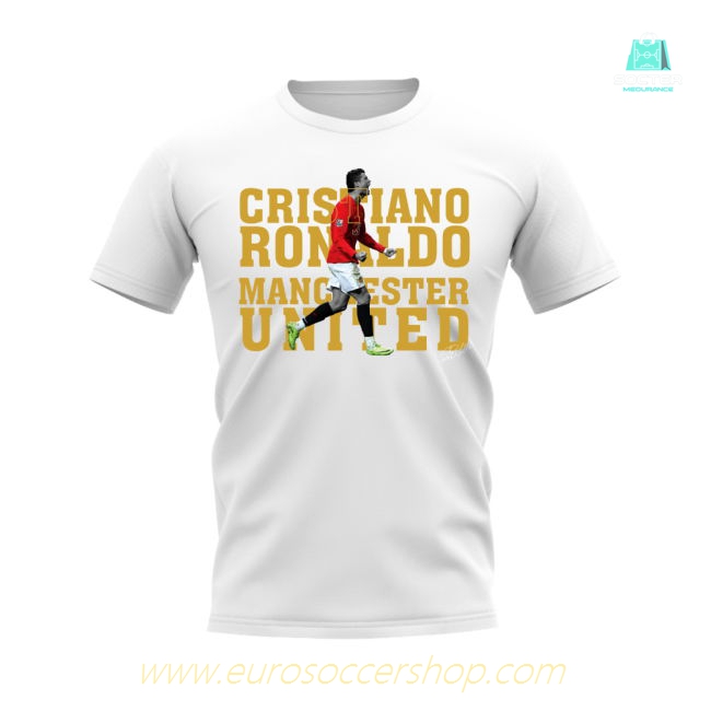 Cristiano Ronaldo Manchester United Player Tee (White)