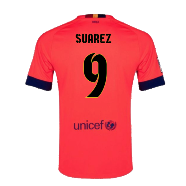 Barcelona Suarez First-class Away Jersey Laliga Santander Nike Dri-fit