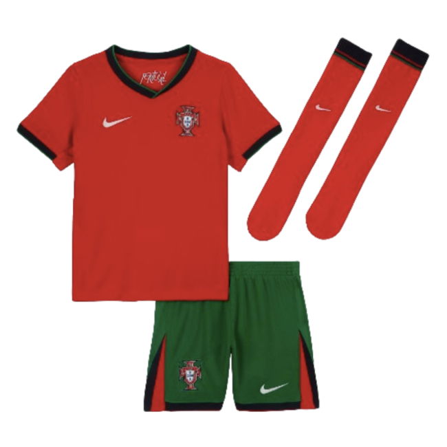 2024-2025 Portugal Home Mini Kit Holland Worldcup Premium