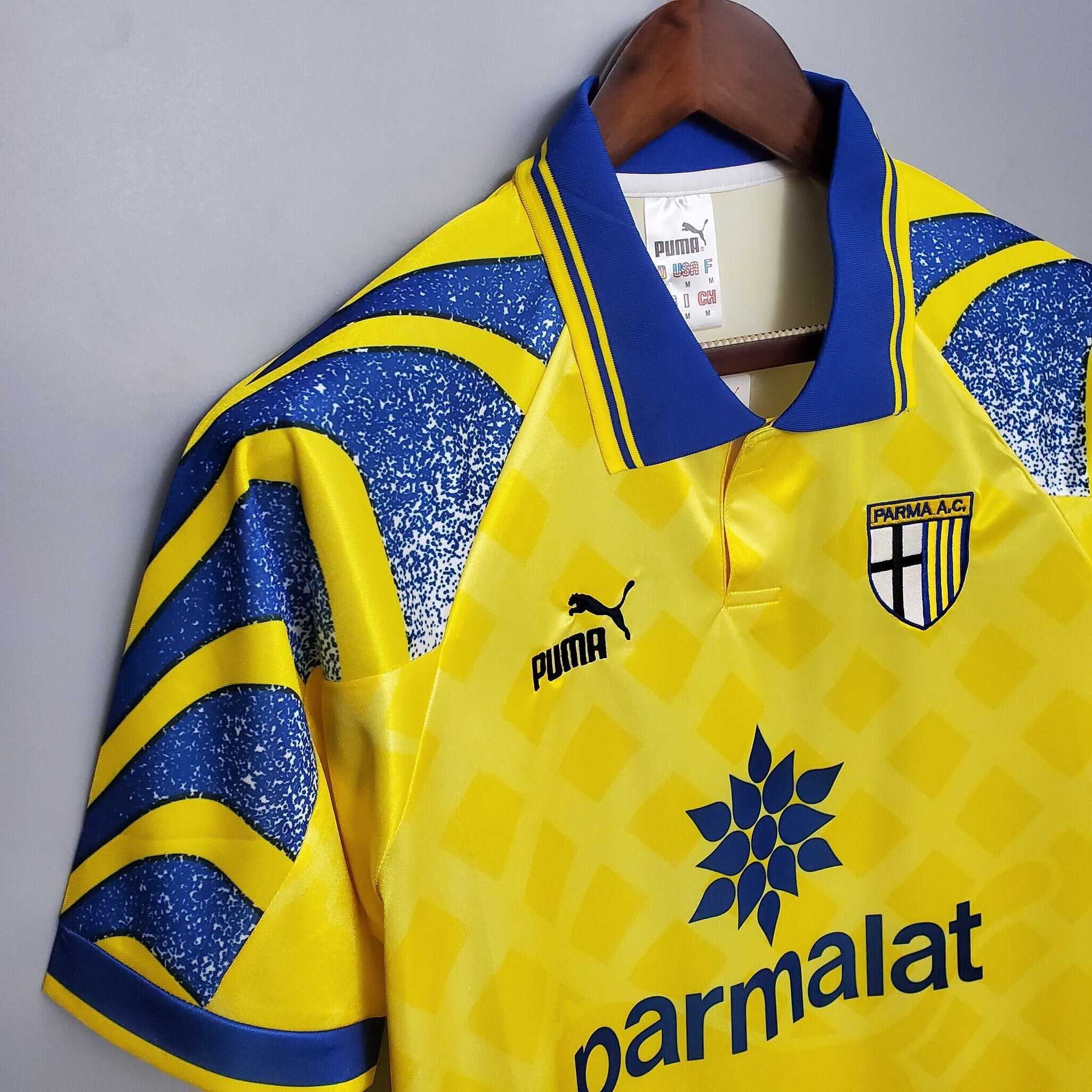 Cheap 1995-1997 Parma yellow retro kit