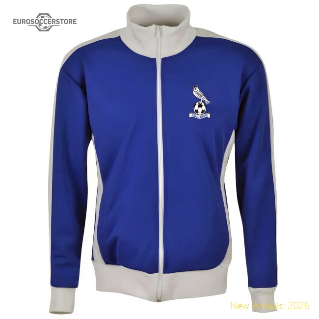 Premium Oldham Athletic Track Top - Royal/white - Premium Quality